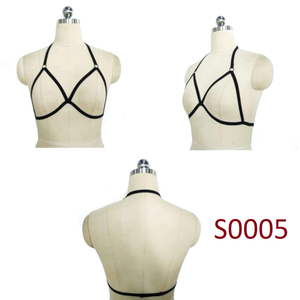 House Of Dasein Pentagram Sexy Body Harness Bondage Cage Bra Bdsm Lingerie