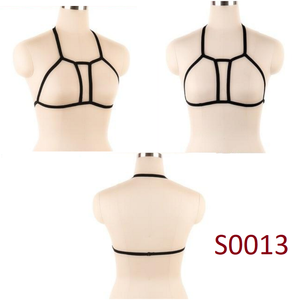 House Of Dasein Pentagram Sexy Body Harness Bondage Cage Bra Bdsm Lingerie