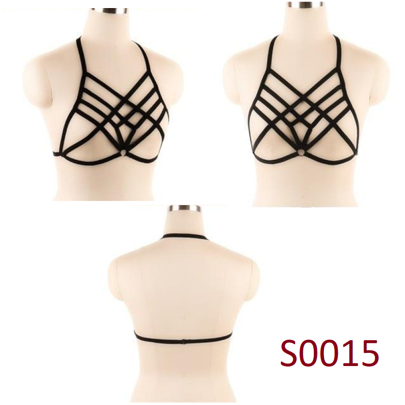 House Of Dasein Pentagram Sexy Body Harness Bondage Cage Bra Bdsm Lingerie