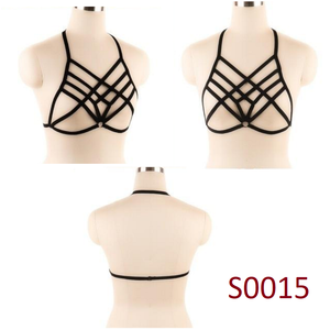 House Of Dasein Pentagram Sexy Body Harness Bondage Cage Bra Bdsm Lingerie