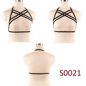 House Of Dasein Pentagram Sexy Body Harness Bondage Cage Bra Bdsm Lingerie