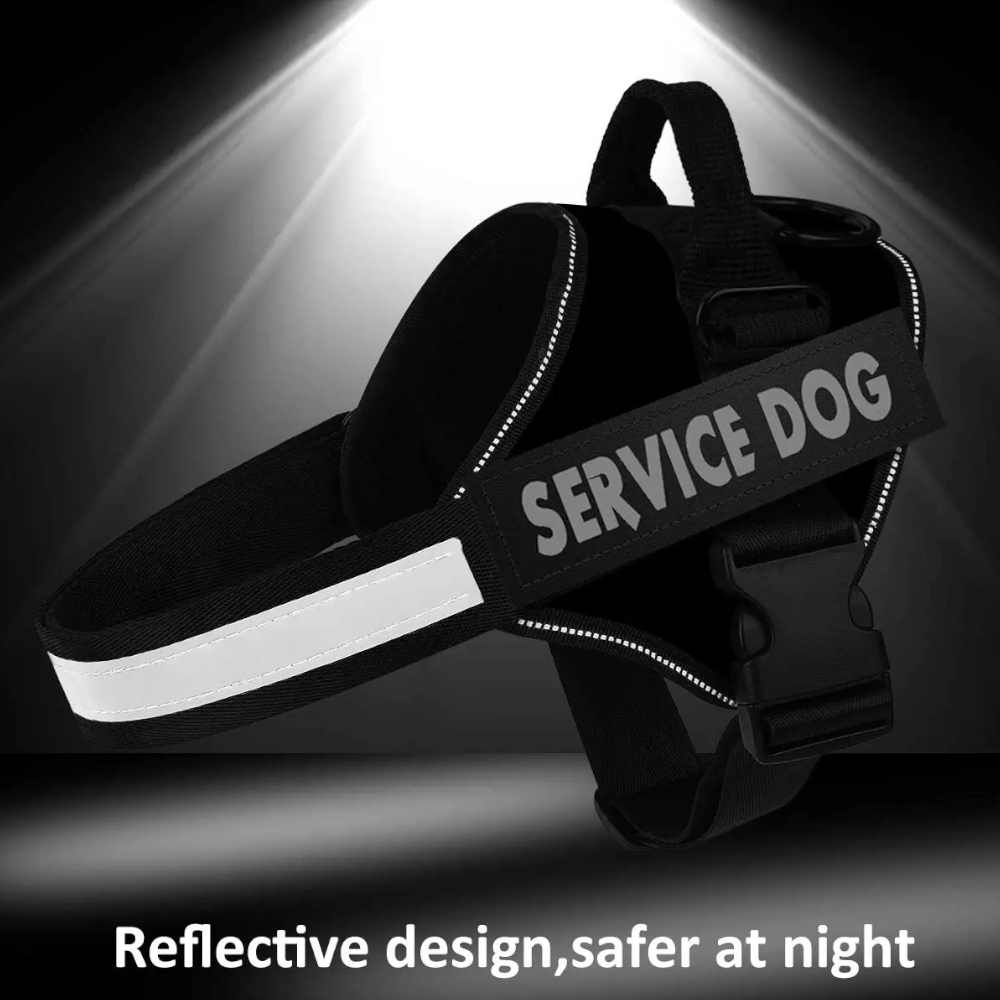 Personalized Dog Reflective 3M Adjustable No-Pull Pet Harness Vest