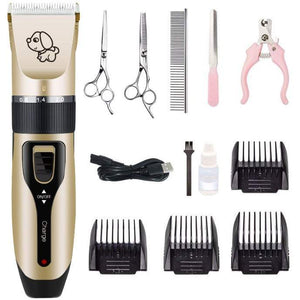 Pet Health Electric Hair Clipper Rechargeable Cordless Dogs And Cats Grooming Clippers Kit