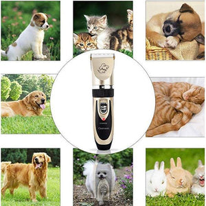 Pet Health Electric Hair Clipper Rechargeable Cordless Dogs And Cats Grooming Clippers Kit