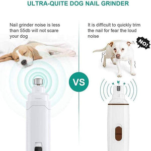 Pet Shearing Clipping Nail Grinder For Dogs Low Noise Fast Grinding Quick Usb Charging Long Working Time Convenient And