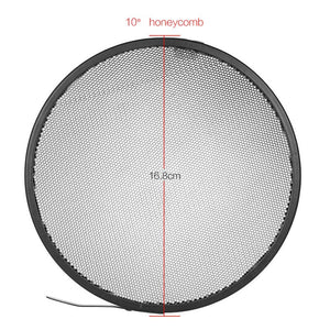 Photo Studio 16.8Cm 10 Degree Honeycomb Grid For 7 Black