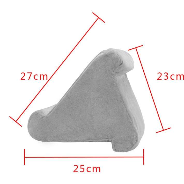 Tablet Accessories Pillow Pad Ipad Stand Triangular Sofa Ereader Reading Pillows For Phone 27X25x23cm