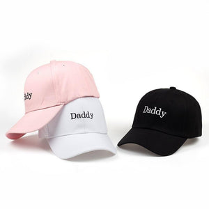 Daddy Ballcap Pink White Black