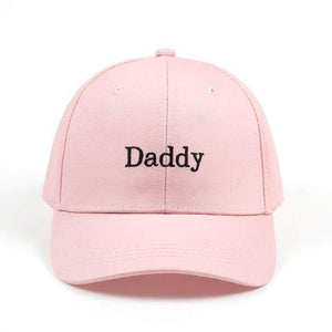 Daddy Ballcap Pink White Black