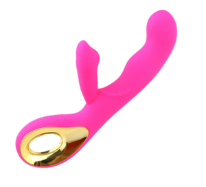 House Of Dasein Fun Pink Vibrator G Spot Vibrating Rabbit Wand Silicone Usb Charging Sex Toys For Women