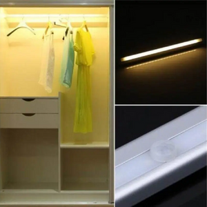 Pir Motion Sensor Led Cabinet Light Silver