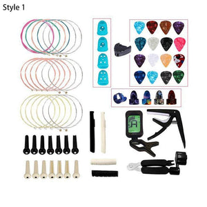 Music Tools 65Pcs Or 60Pcs Big Guitar Accessories Set Beginner