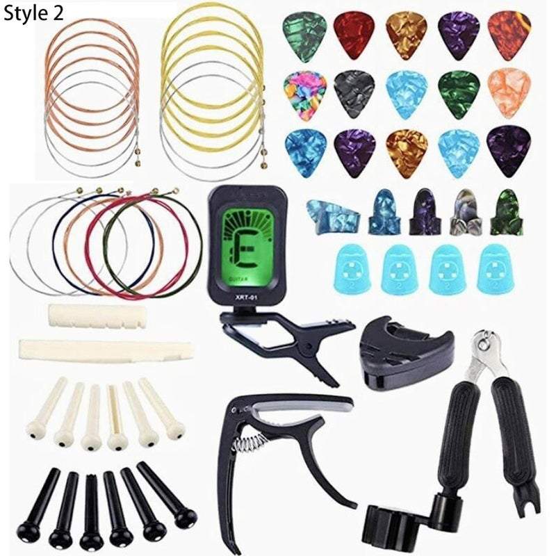 Music Tools 65Pcs Or 60Pcs Big Guitar Accessories Set Beginner