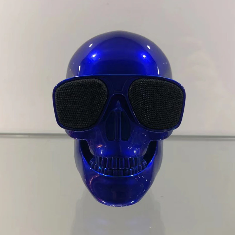 Creative Mini Skull Skeleton Speakers Portable Wireless Bluetooth