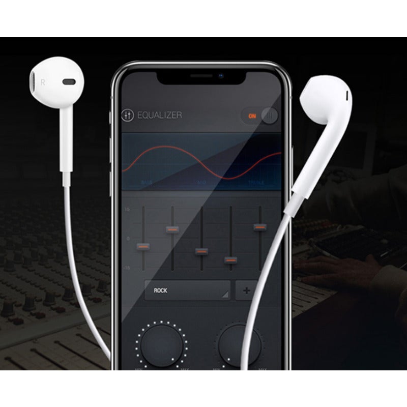 Plug And Play Headphones Noise Reduction Earplugs Flat High Quality Wired For Apple 12 Series
