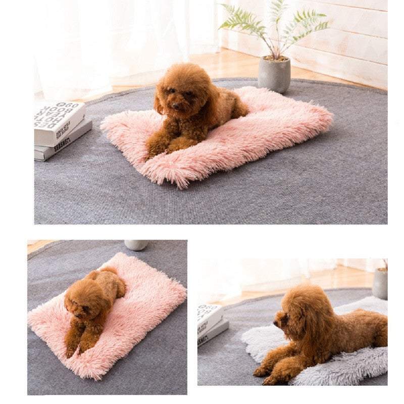 Pet Beds Soft Plush Comfortable Dog Mat Pad