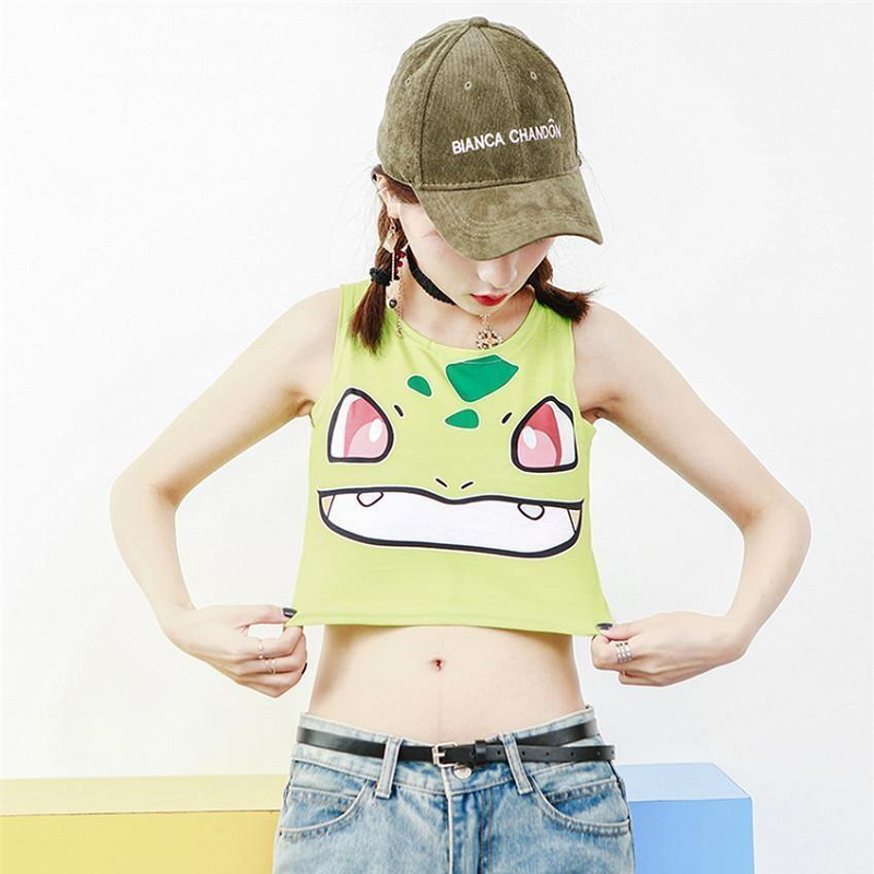 Pocket Monster Crop Tops