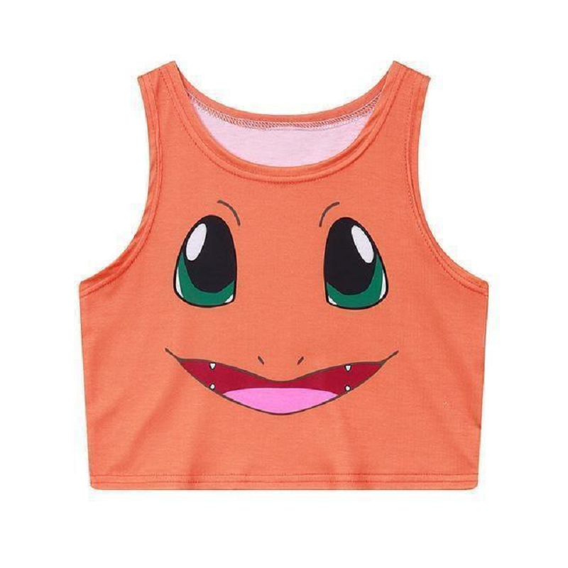 Pocket Monster Crop Tops