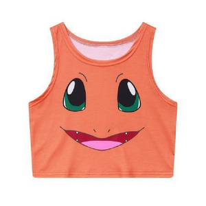 Pocket Monster Crop Tops