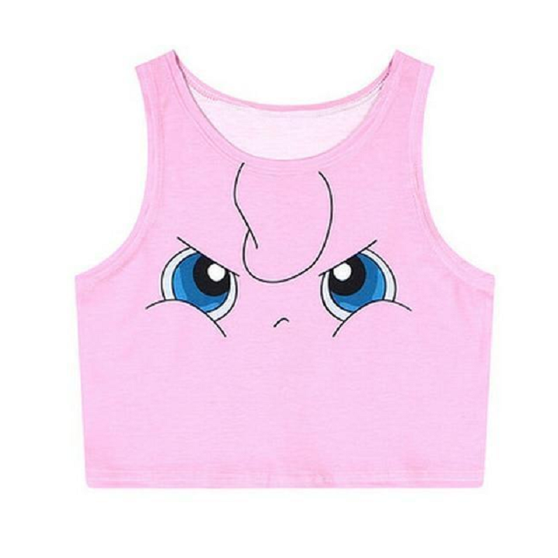 Pocket Monster Crop Tops