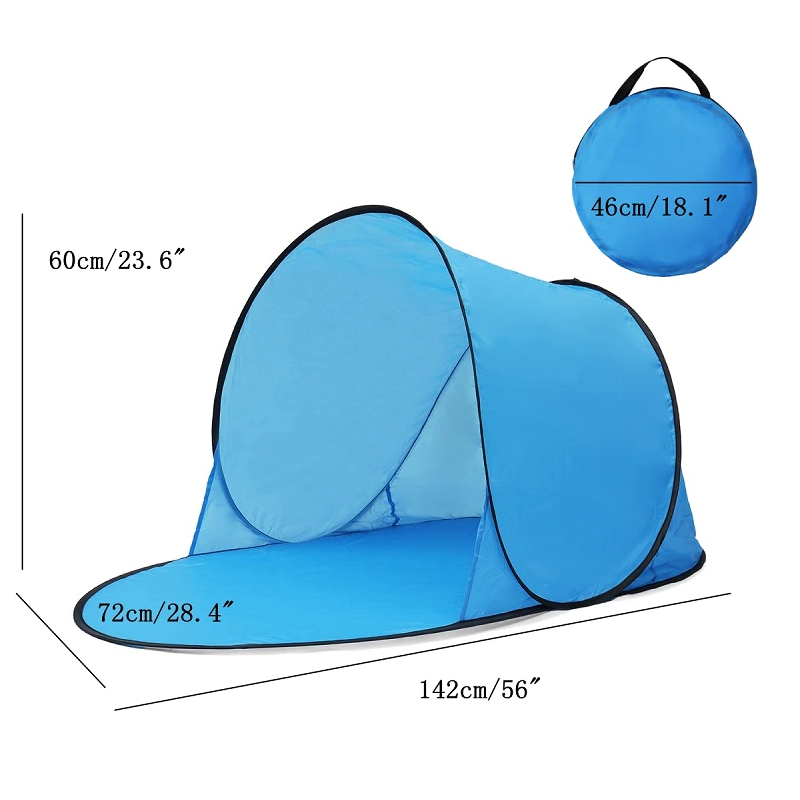 Small Portable Pop Up Tent Outdoor Camp Beach Automatic Folding Hiking