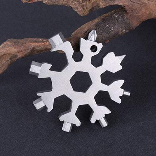 Tool Portable 18 In Multi Function Snowflake Card Silver