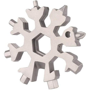 Tool Portable 18 In Multi Function Snowflake Card Silver