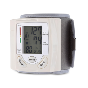 Portable Digital Automatic Wrist Upper Arm Health Care Blood Pressure Monitor