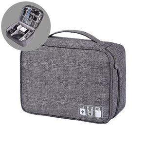 Portable Digital Storage Bag Organiser For Usb Gear Cables Wires Charger Power Battery Bank Phone Accessories