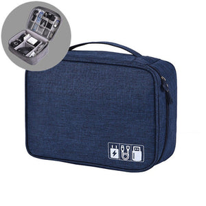 Portable Digital Storage Bag Organiser For Usb Gear Cables Wires Charger Power Battery Bank Phone Accessories