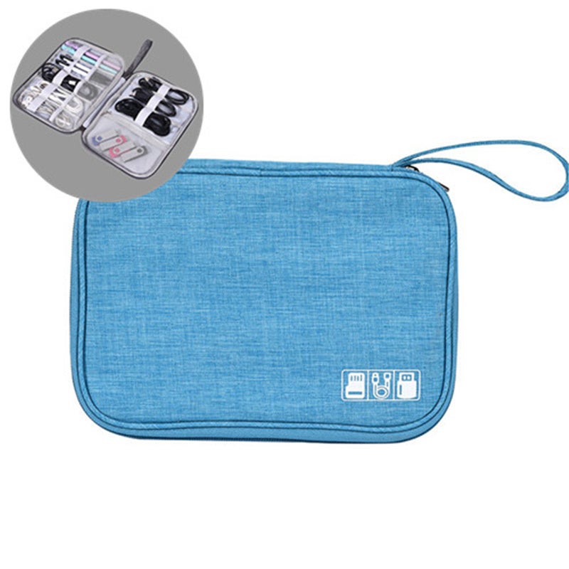 Portable Digital Storage Bag Organiser For Usb Gear Cables Wires Charger Power Battery Bank Phone Accessories