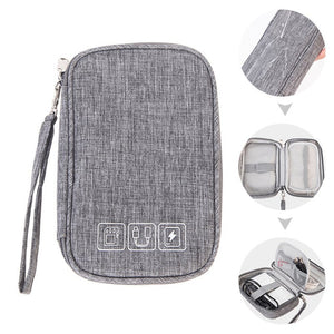 Portable Digital Storage Bag Organiser For Usb Gear Cables Wires Charger Power Battery Bank Phone Accessories