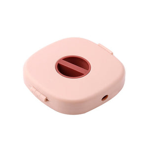 Cable Organizer Rotating Winder Box Plastic Portable Earphone Wire Storage Case Phone Holder