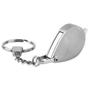 Magnifying Glass Lens With Keychain Loupe Folding Pocket 10X 15X Magnifier