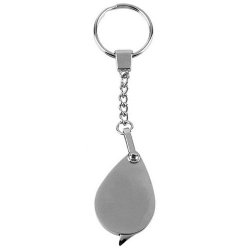 Magnifying Glass Lens With Keychain Loupe Folding Pocket 10X 15X Magnifier