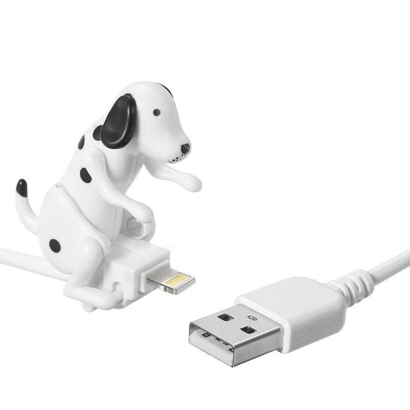 Phone Chargers Cables Portable Funny Cute Pet Usb Mini Humping Spot Dog Toy Gadget Christmas For Iphone Lightning / Micr