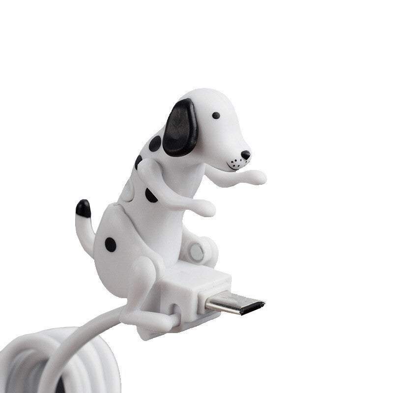 Phone Chargers Cables Portable Funny Cute Pet Usb Mini Humping Spot Dog Toy Gadget Christmas For Iphone Lightning / Micr
