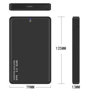 Portable External Hard Drives Hardisk 2.5 Inch Sata To Usb 3.0 Tool Free Enclosure Seagate Toshiba Samsung Hitachi Iii H