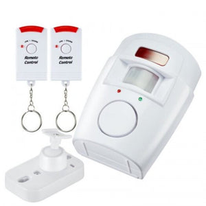 Portable Ir Wireless Motion Sensor Remote Home Security Burglar Alarm System White