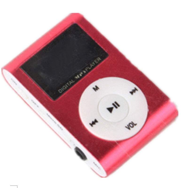 Mp3 Players Portable Lossless Sound Quality Music With Screen Clip Card Metal Iron For Students Gift / Sports Walkman