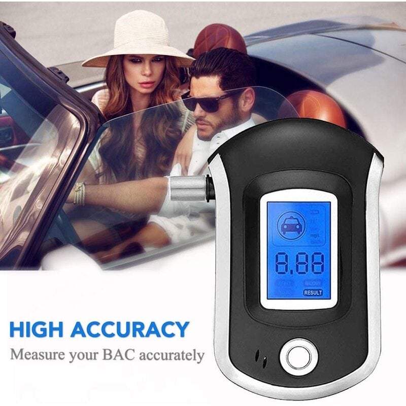 Breathalysers Portable Mini Alcohol Tester With Digital Lcd Display