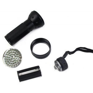 Portable Special Red Light Flashlight Signal Lamp Black