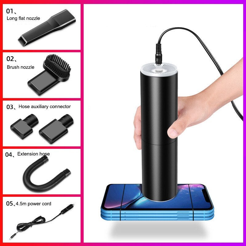 Portable Vehicle Vacuum Cleaner