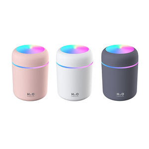 Portable H2o Ultrasonic Air Humidifier Essential Oils Romantic Night Light