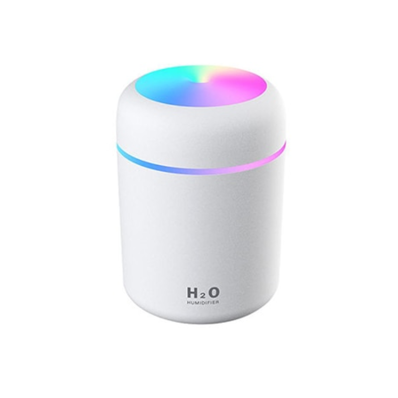 Portable H2o Ultrasonic Air Humidifier Essential Oils Romantic Night Light