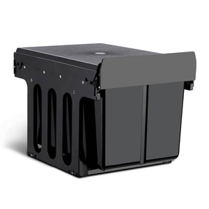 Cefito 2X15l Pull Out Bin - Black