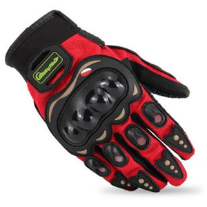 01G Motorcycle Off Road Racing Anti Skid Gloves Red Xxl