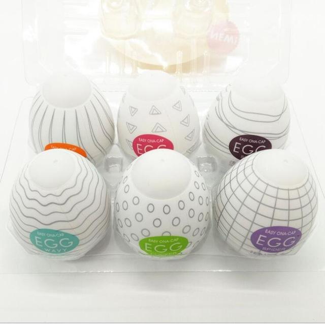 6 Pack Tenga Eggs Portable Pleasure Device Male Masturbation Bdsm