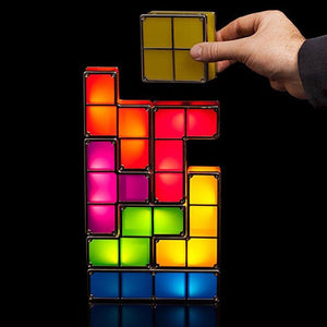 Tetris Puzzle Light Stackable Led Block Lamp Night Novelty Gift