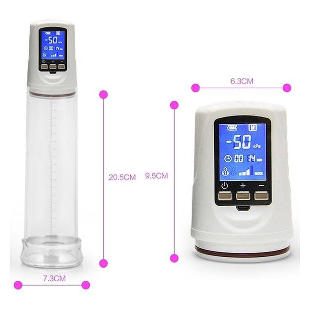 House Of Dasein Digital Display Electric Penis Enlarger Vacuum Pump Erection Assisting Device Men